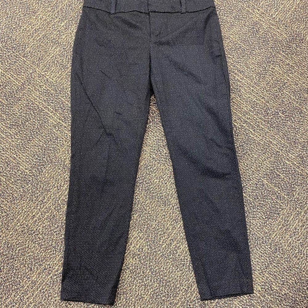 Calvin klein Black printed flat‎ front twill ankle pants - Picture 8 of 8